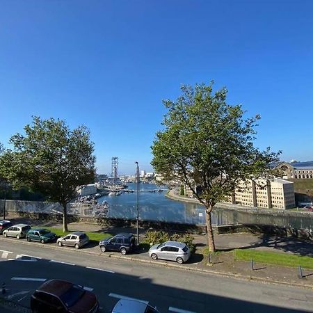 Milin : Appt 2 Ch Vue Sur Mer, Lumineux - Centre-Ville, Proche Facs, Telepherique Et Arsenal. Brest Bagian luar foto