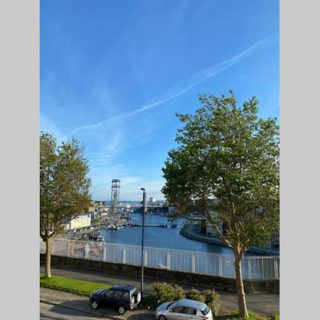 Milin : Appt 2 Ch Vue Sur Mer, Lumineux - Centre-Ville, Proche Facs, Telepherique Et Arsenal. Brest Bagian luar foto
