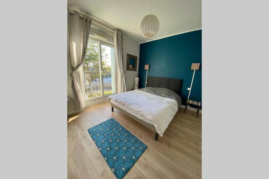 Milin : Appt 2 Ch Vue Sur Mer, Lumineux - Centre-Ville, Proche Facs, Telepherique Et Arsenal. Brest Bagian luar foto